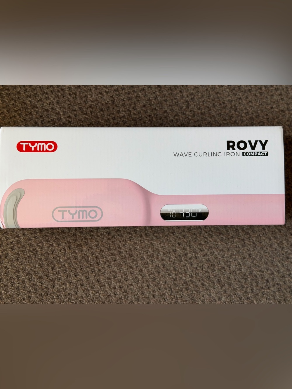 TYMO Rovy Compact Wave Curling Iron - Pink